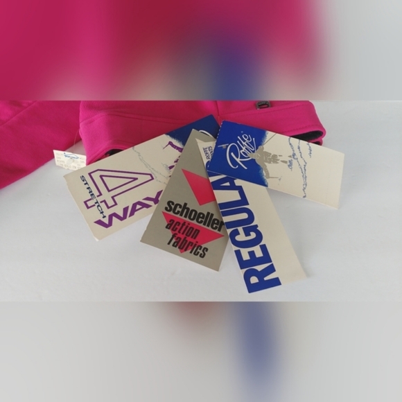 Roffe VTG 80s ski pants Barbie Pink sz 6 - Picture 9 of 16